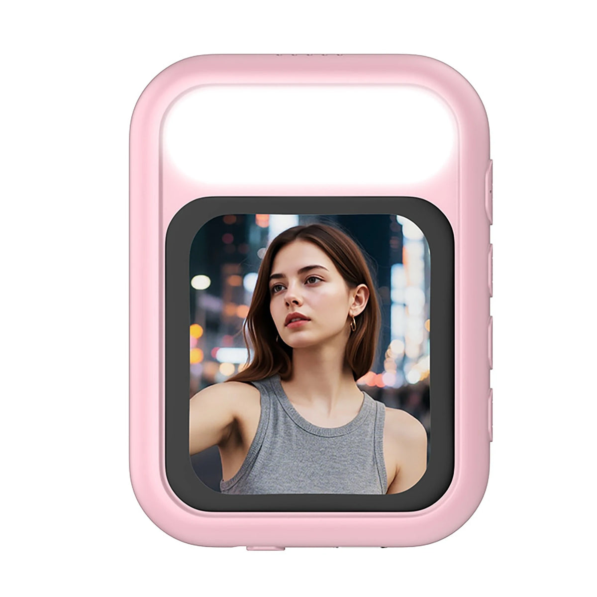Écran Moniteur Selfie Magnétique Portable avec Lampe LED