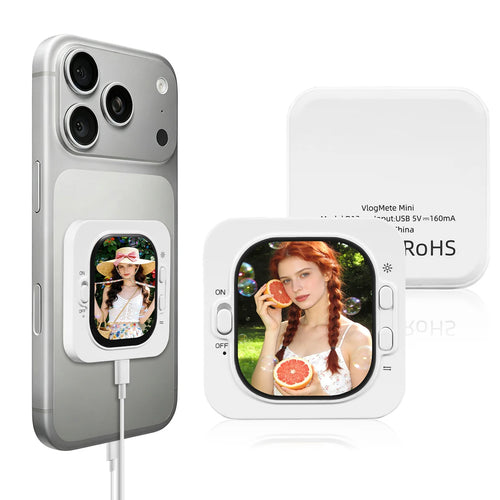 Écran Moniteur Selfie pour Téléphone et Vlogging avec Télécommande