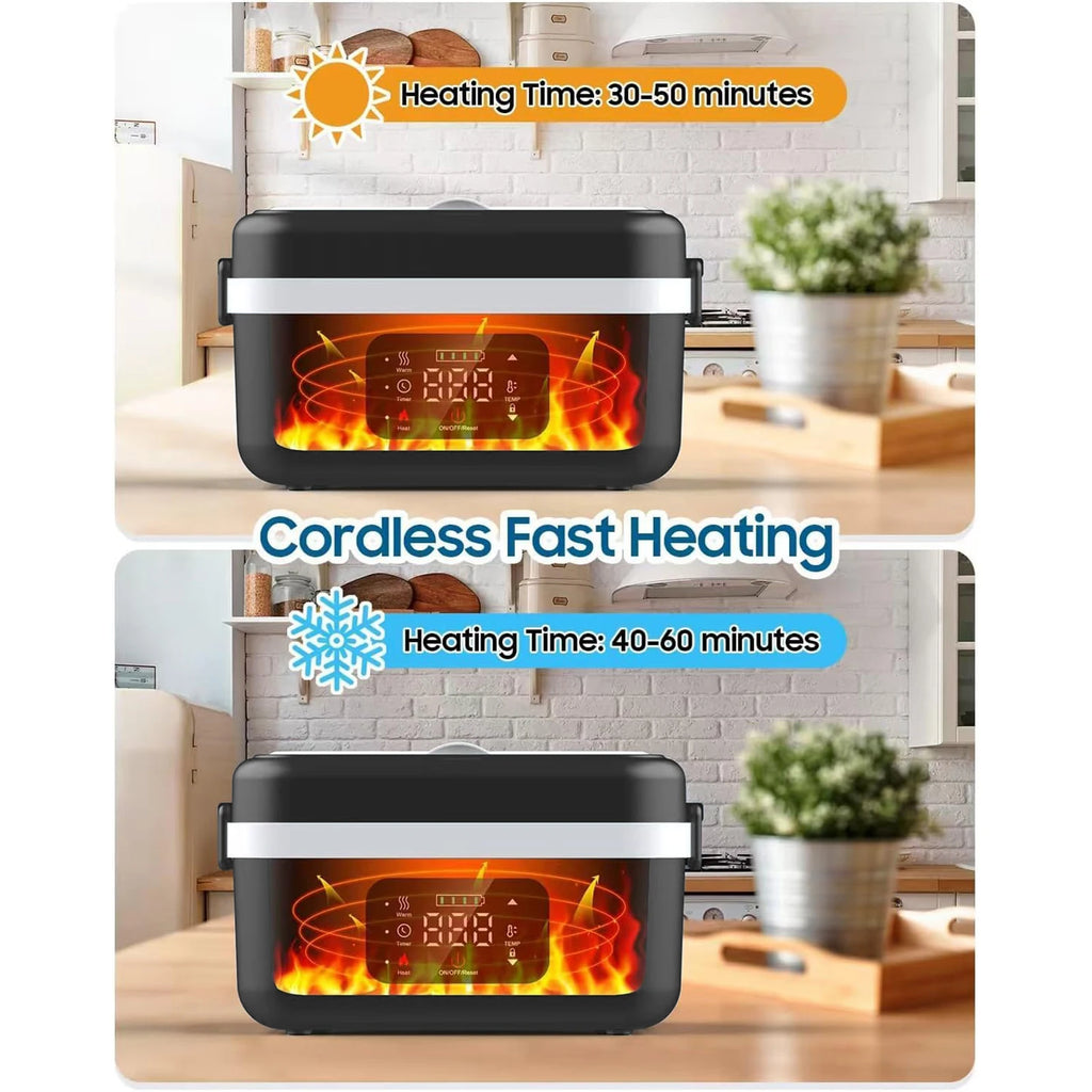 Boîte Chauffante Électrique Sans Fil 1 L avec Minuteur
