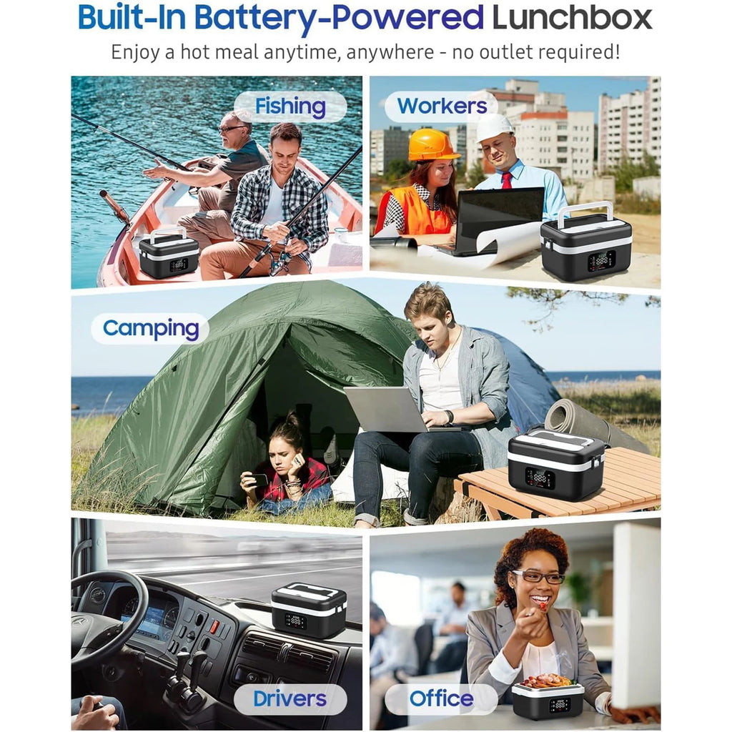 Boîte Chauffante Électrique Sans Fil 1 L avec Minuteur